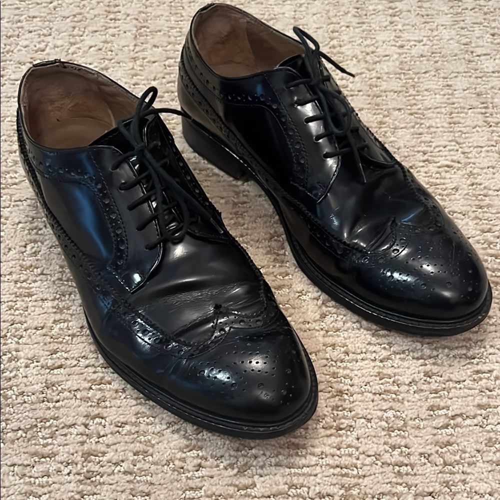 Men's Black Oxford Dress Shoes